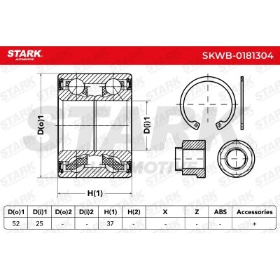 Łożysko Koła Stark SKWB-0181304 SKWB-0181304 - foto 6