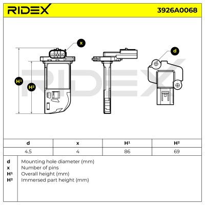 Przepływomierz RIDEX 3926A0068 3926A0068 - foto 8