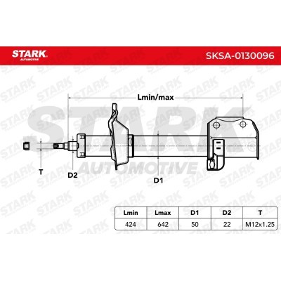Amortyzator Stark SKSA-0130096 SKSA-0130096 - foto 4