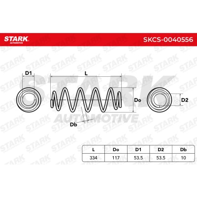 Sprężyna Zawieszenia Stark SKCS-0040556 SKCS-0040556 - foto 6