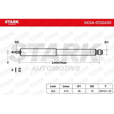 Amortyzator Stark SKSA-0132430 SKSA-0132430 - foto 6
