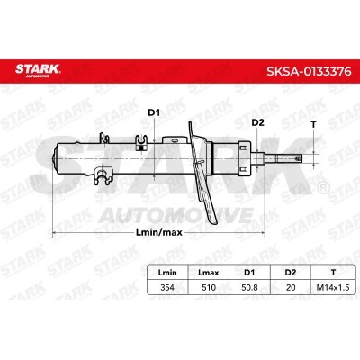 Amortyzator Stark SKSA-0133376 SKSA-0133376 - foto 6