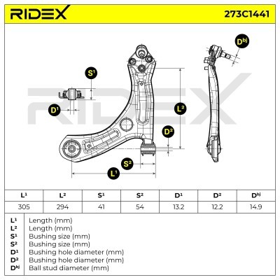 Wahacz RIDEX 273C1441 273C1441 - foto 5