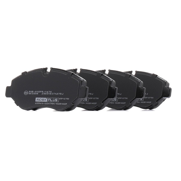Klocki hamulcowe RIDEX 402B1402P 402B1402P - foto 1