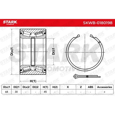 Łożysko Koła Stark SKWB-0180198 SKWB-0180198 - foto 6