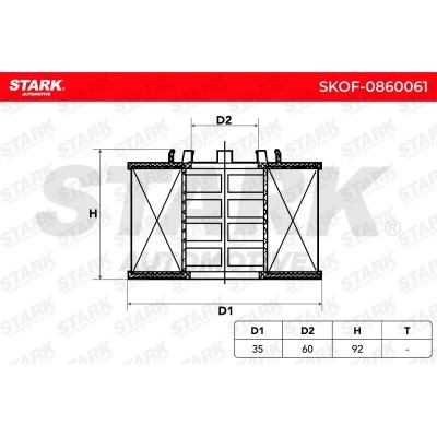 Filtr Oleju Stark SKOF-0860061 SKOF-0860061 - foto 6