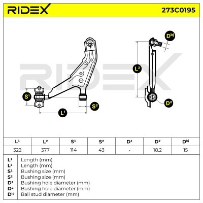Wahacz RIDEX 273C0195 273C0195 - foto 3