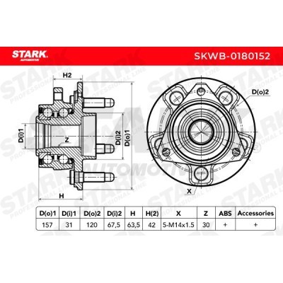 Łożysko Koła Stark SKWB-0180152 SKWB-0180152 - foto 6