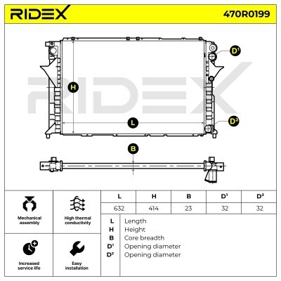 Chłodnica RIDEX 470R0199 470R0199 - foto 5