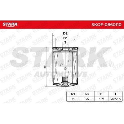 Filtr Oleju Stark SKOF-0860110 SKOF-0860110 - foto 5