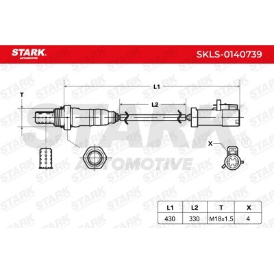 Sonda Lambda Stark SKLS-0140739 SKLS-0140739 - foto 7