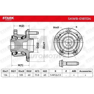 Łożysko Koła Stark SKWB-0181134 SKWB-0181134 - foto 5