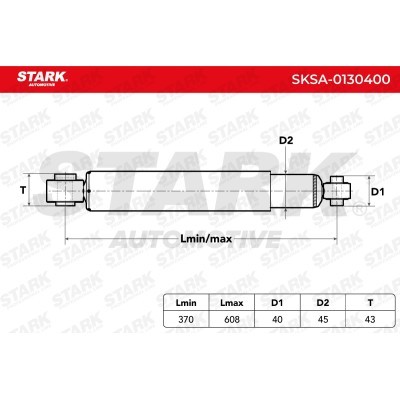 Amortyzator Stark SKSA-0130400 SKSA-0130400 - foto 3