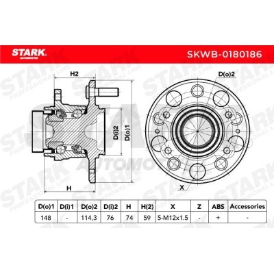 Łożysko Koła Stark SKWB-0180186 SKWB-0180186 - foto 5