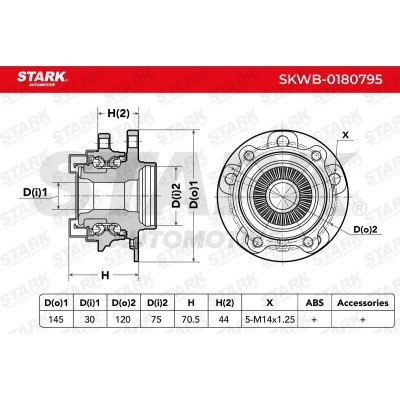 Łożysko Koła Stark SKWB-0180795 SKWB-0180795 - foto 6