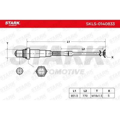 Sonda Lambda Stark SKLS-0140833 SKLS-0140833 - foto 6