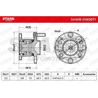 Łożysko Koła Stark SKWB-0180871 SKWB-0180871 - foto 6