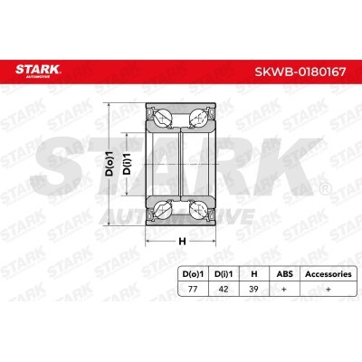 Łożysko Koła Stark SKWB-0180167 SKWB-0180167 - foto 2