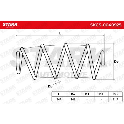 Sprężyna Zawieszenia Stark SKCS-0040925 SKCS-0040925 - foto 4