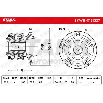 Łożysko Koła Stark SKWB-0181327 SKWB-0181327 - foto 6