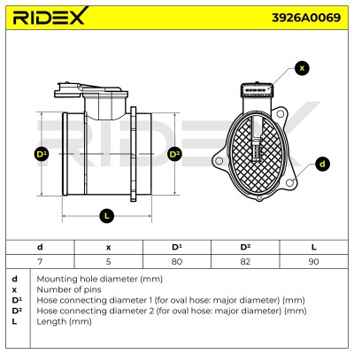 Przepływomierz RIDEX 3926A0069 3926A0069 - foto 8