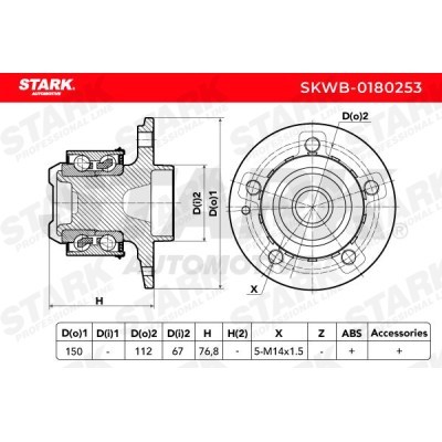 Łożysko Koła Stark SKWB-0180253 SKWB-0180253 - foto 6