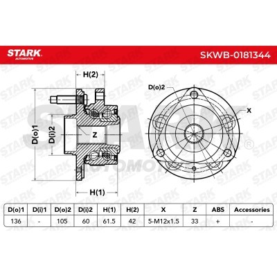 Łożysko Koła Stark SKWB-0181344 SKWB-0181344 - foto 6