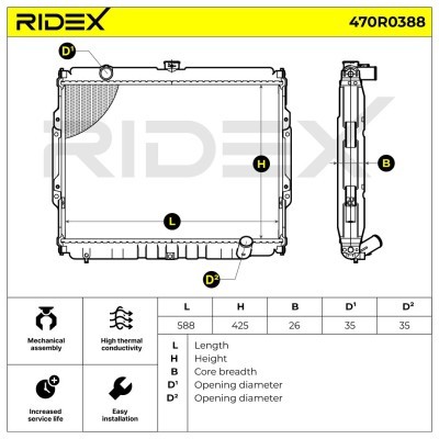 Chłodnica RIDEX 470R0388 470R0388 - foto 7