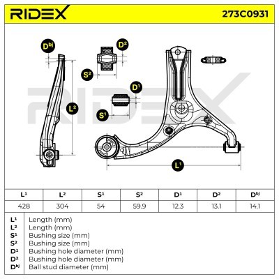 Wahacz RIDEX 273C0931 273C0931 - foto 5