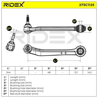Wahacz RIDEX 273C1125 273C1125 - foto 7