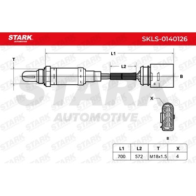 Sonda Lambda Stark SKLS-0140126 SKLS-0140126 - foto 3