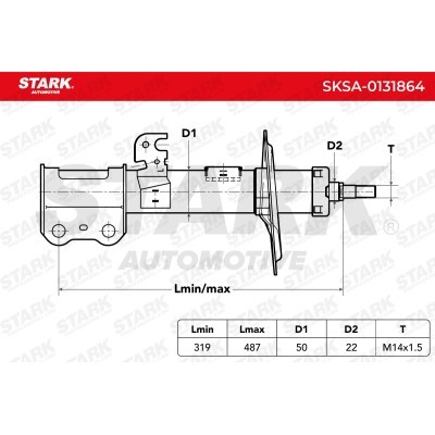 Amortyzator Stark SKSA-0131864 SKSA-0131864 - foto 3