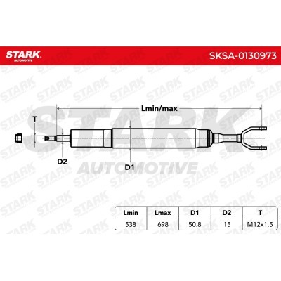 Amortyzator Stark SKSA-0130973 SKSA-0130973 - foto 3