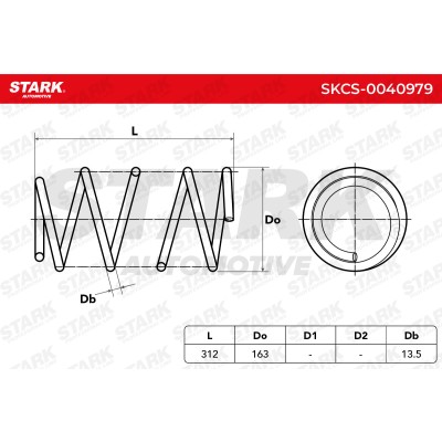 Sprężyna Zawieszenia Stark SKCS-0040979 SKCS-0040979 - foto 4