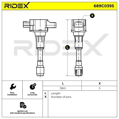 Cewka Zapłonowa RIDEX 689C0395 689C0395 - foto 6
