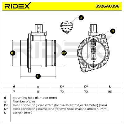 Przepływomierz RIDEX 3926A0396 3926A0396 - foto 6