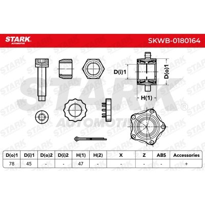 Łożysko Koła Stark SKWB-0180164 SKWB-0180164 - foto 4