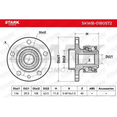 Łożysko Koła Stark SKWB-0180572 SKWB-0180572 - foto 5