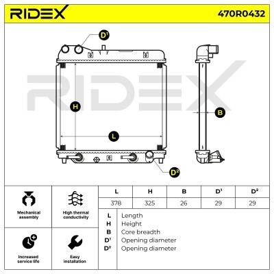 Chłodnica RIDEX 470R0432 470R0432 - foto 5