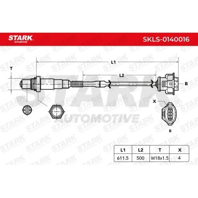Sonda Lambda Stark SKLS-0140016 SKLS-0140016 - foto 3