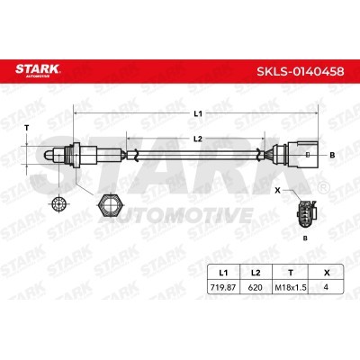 Sonda Lambda Stark SKLS-0140458 SKLS-0140458 - foto 6