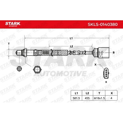 Sonda Lambda Stark SKLS-0140380 SKLS-0140380 - foto 6