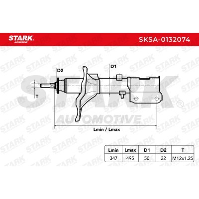 Amortyzator Stark SKSA-0132074 SKSA-0132074 - foto 2