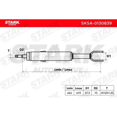 Amortyzator Stark SKSA-0130839 SKSA-0130839 - foto 3