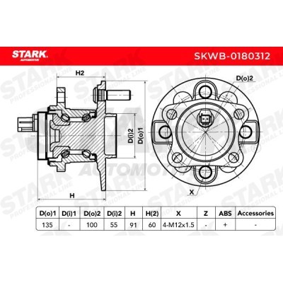 Łożysko Koła Stark SKWB-0180312 SKWB-0180312 - foto 3