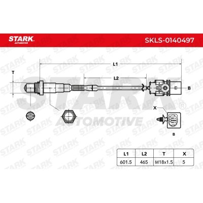 Sonda Lambda Stark SKLS-0140497 SKLS-0140497 - foto 7