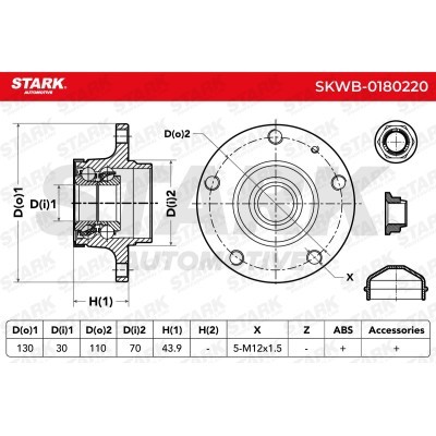 Łożysko Koła Stark SKWB-0180220 SKWB-0180220 - foto 3