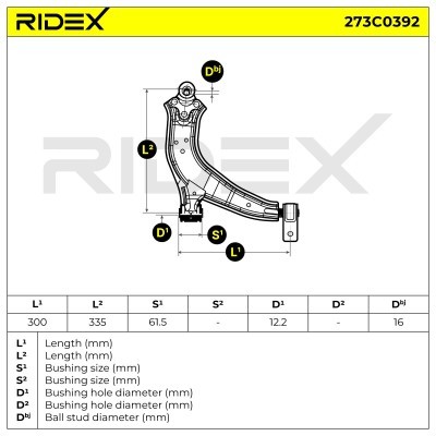 Wahacz RIDEX 273C0392 273C0392 - foto 9