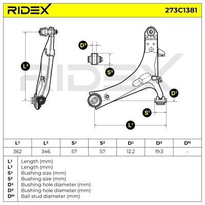 Wahacz RIDEX 273C1381 273C1381 - foto 7