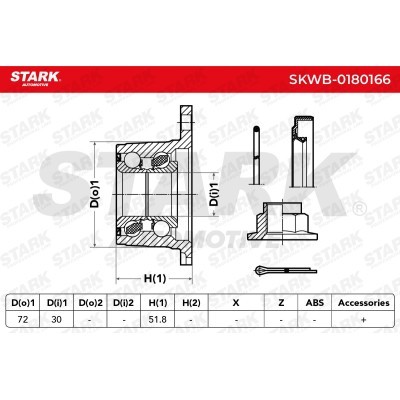 Łożysko Koła Stark SKWB-0180166 SKWB-0180166 - foto 4